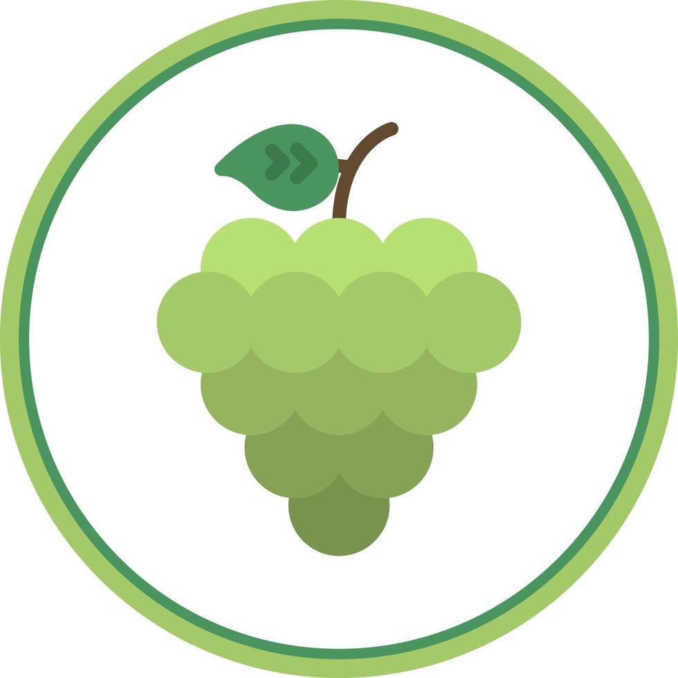Grapes Vector Icon Design
