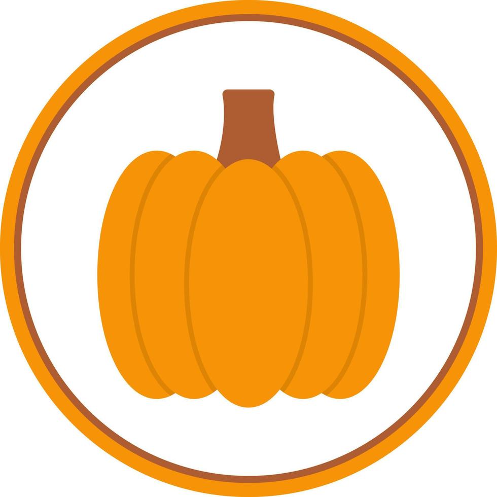 Pumpkin Vector Icon Design