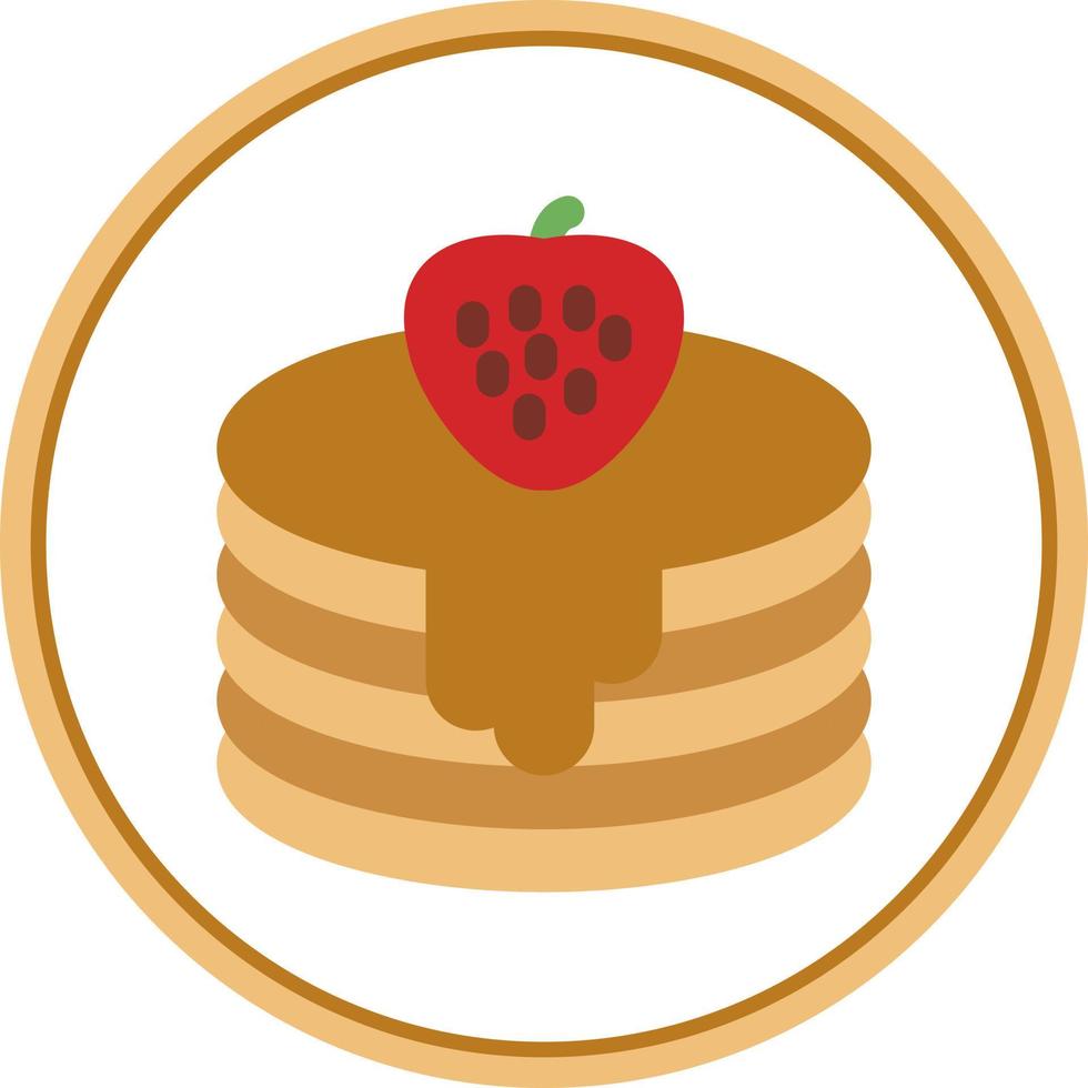 Pancakes Vector Icon Design