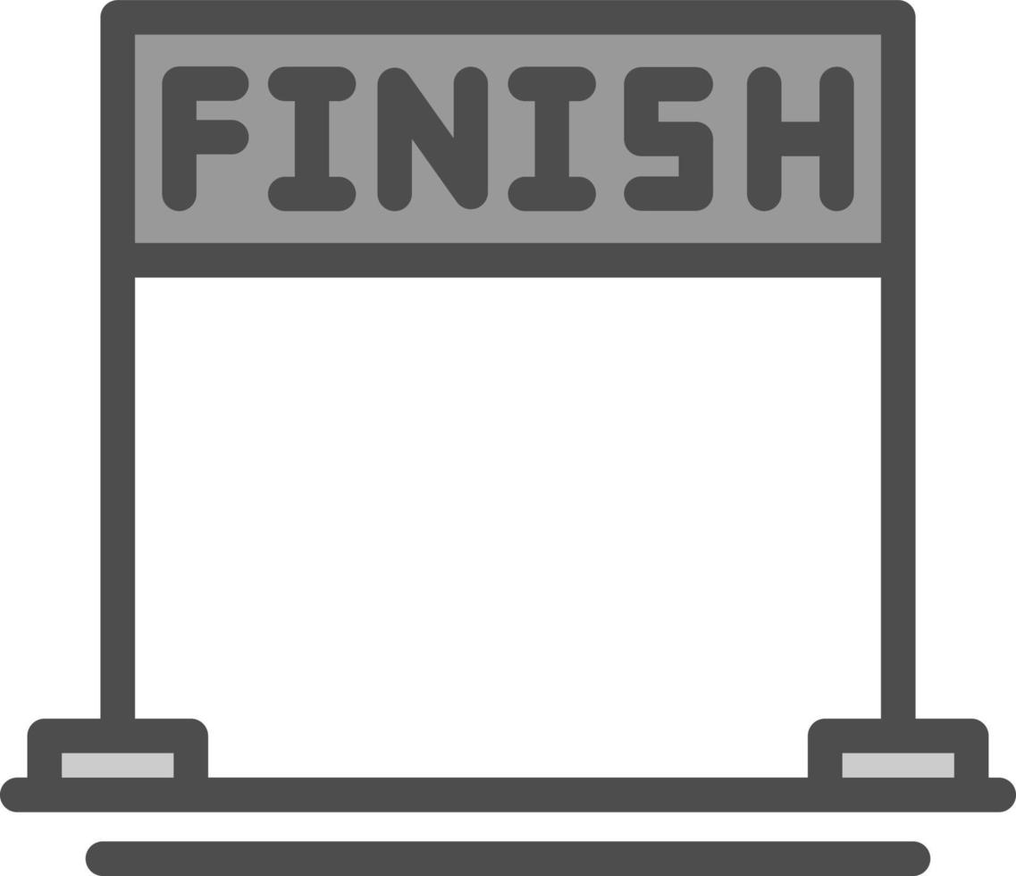 Finish Vector Icon Design
