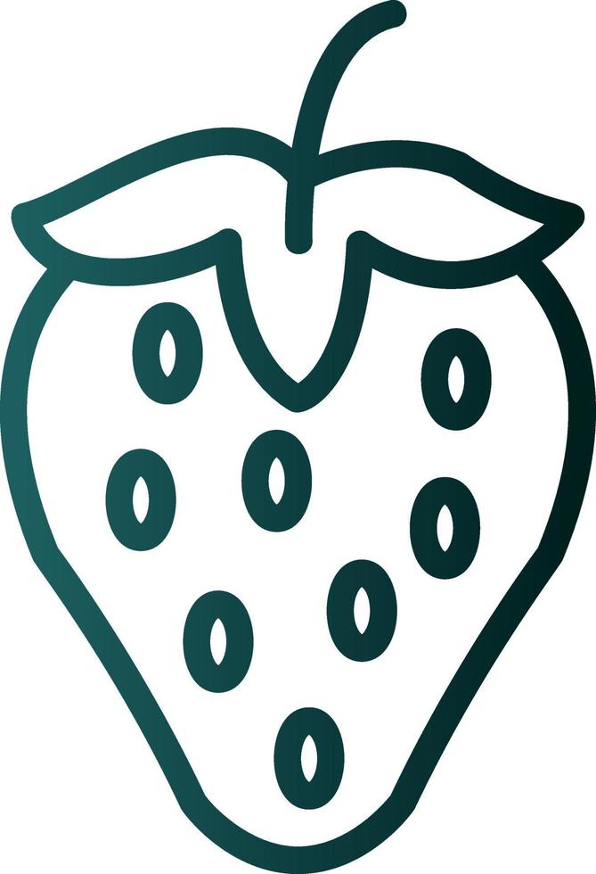 Strawberry Vector Icon Design