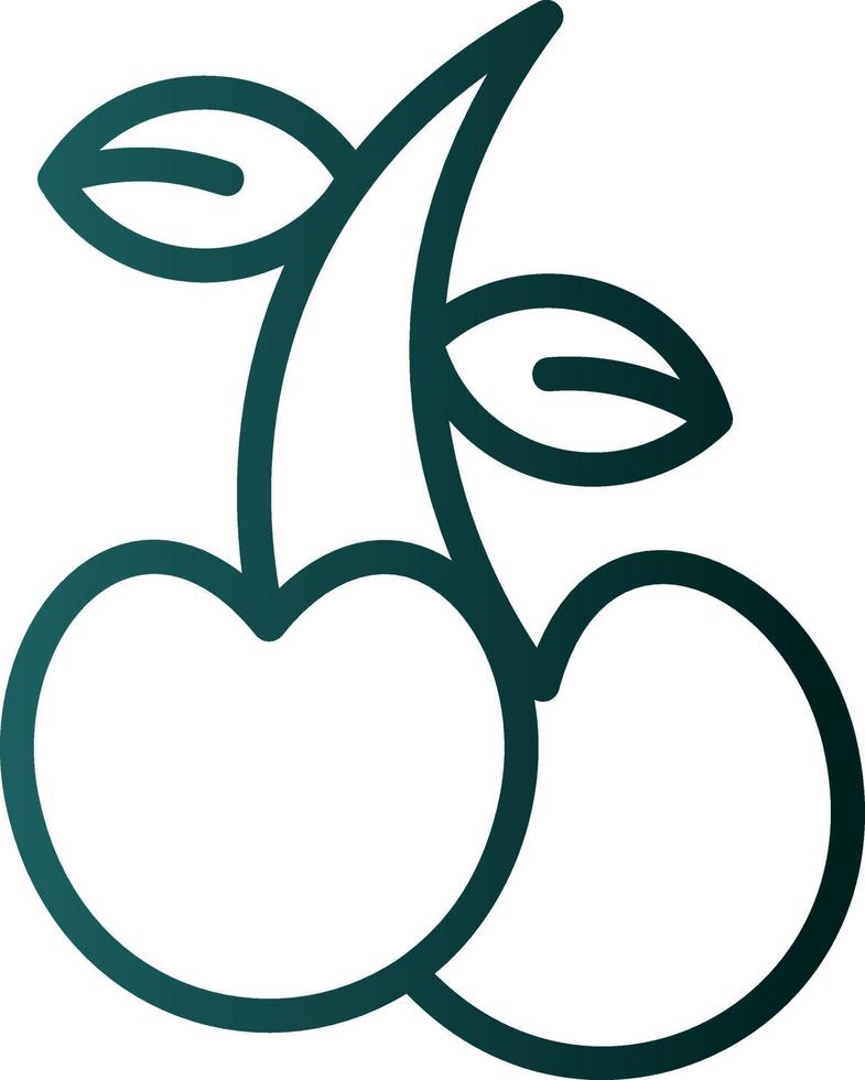 Cherry Vector Icon Design