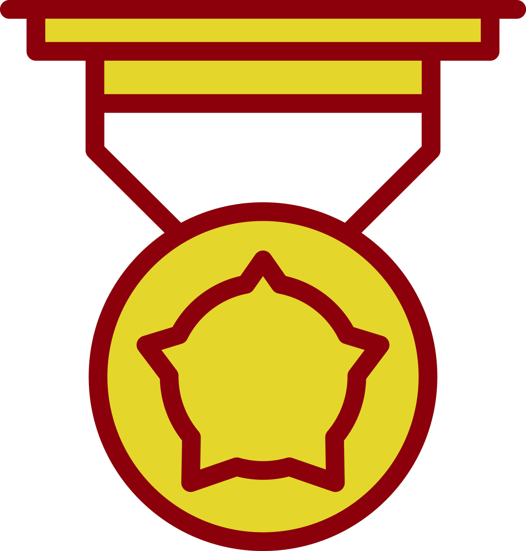 Gold Medal Vector Icon Design 15713107 Vector Art at Vecteezy