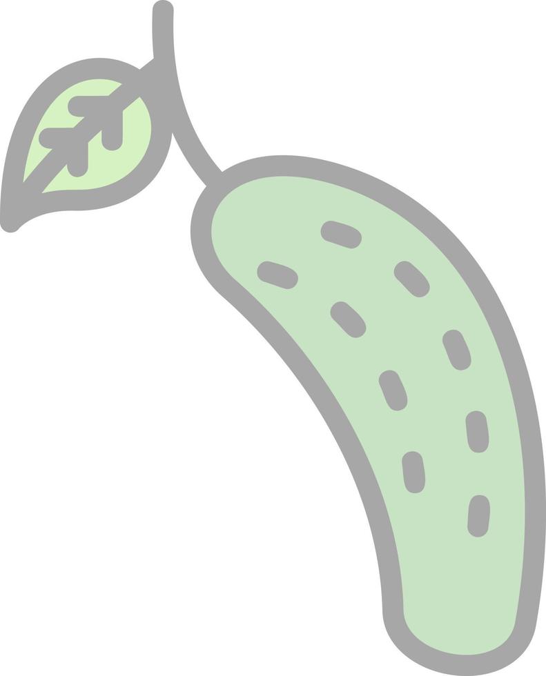 diseño de icono de vector de pepino