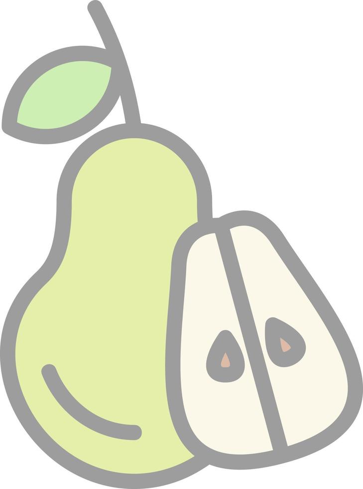 Pear Vector Icon Design