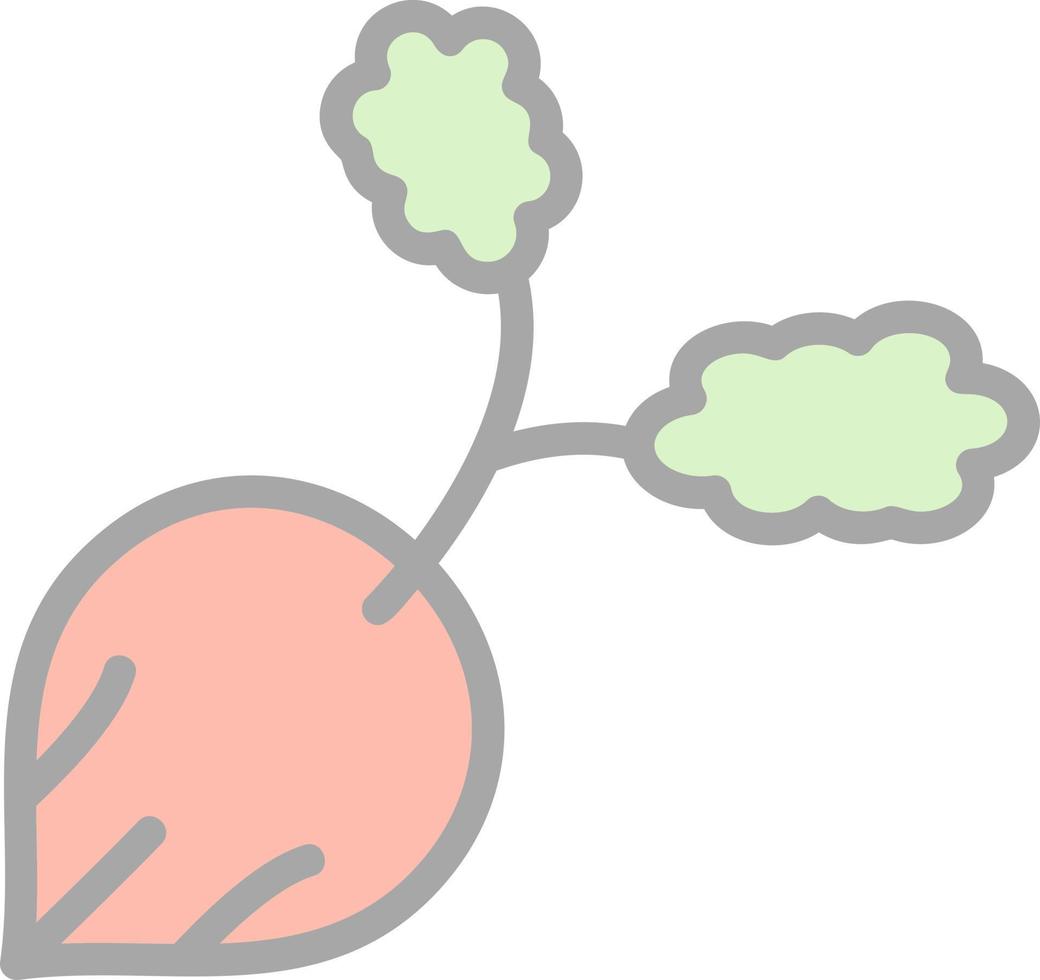 Radish Vector Icon Design