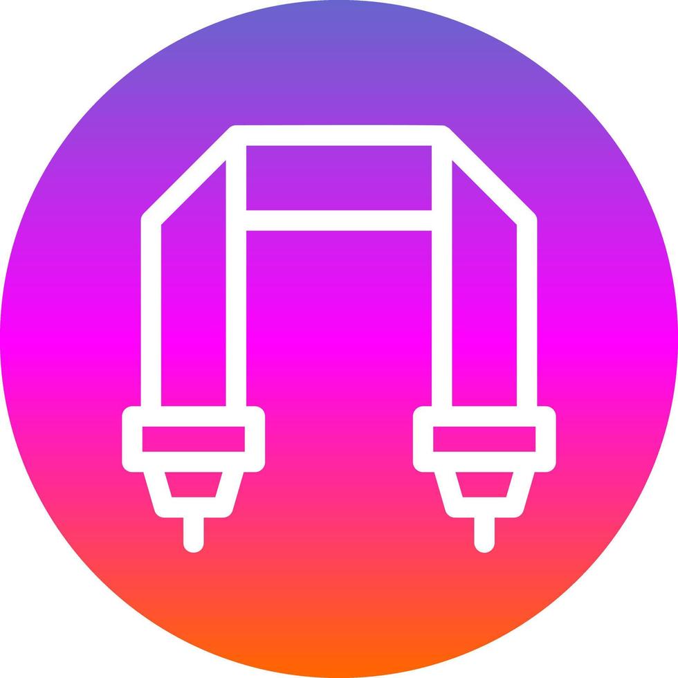 Camera Strap Flat Icon vector