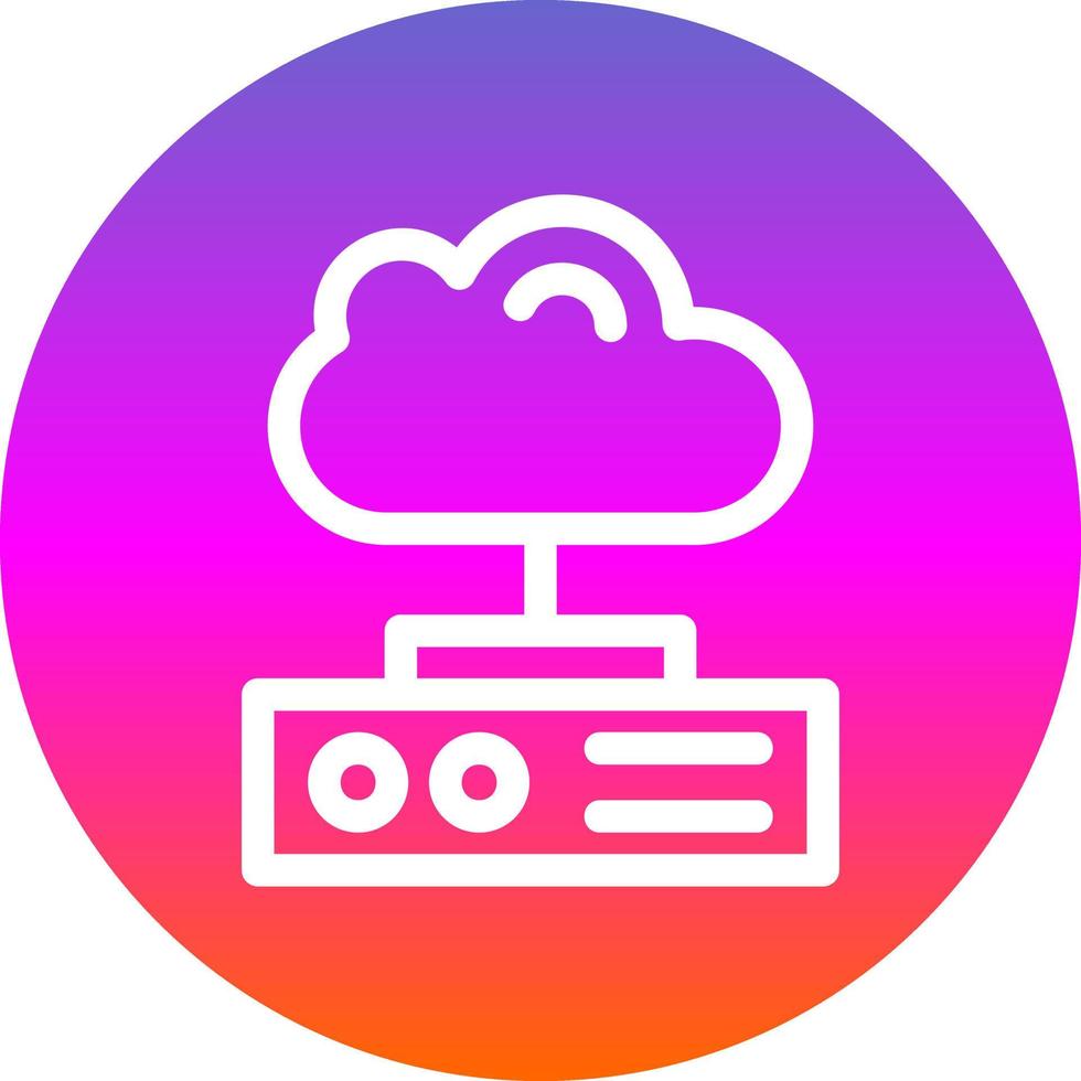 Cloud Storage Flat Icon 15713446 Vector Art at Vecteezy