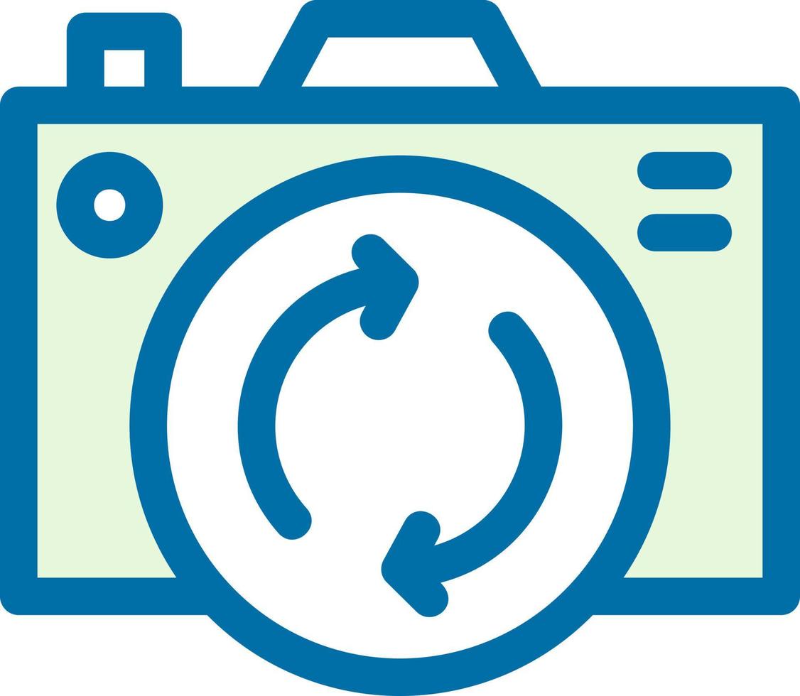 Front Camera Flat Icon vector