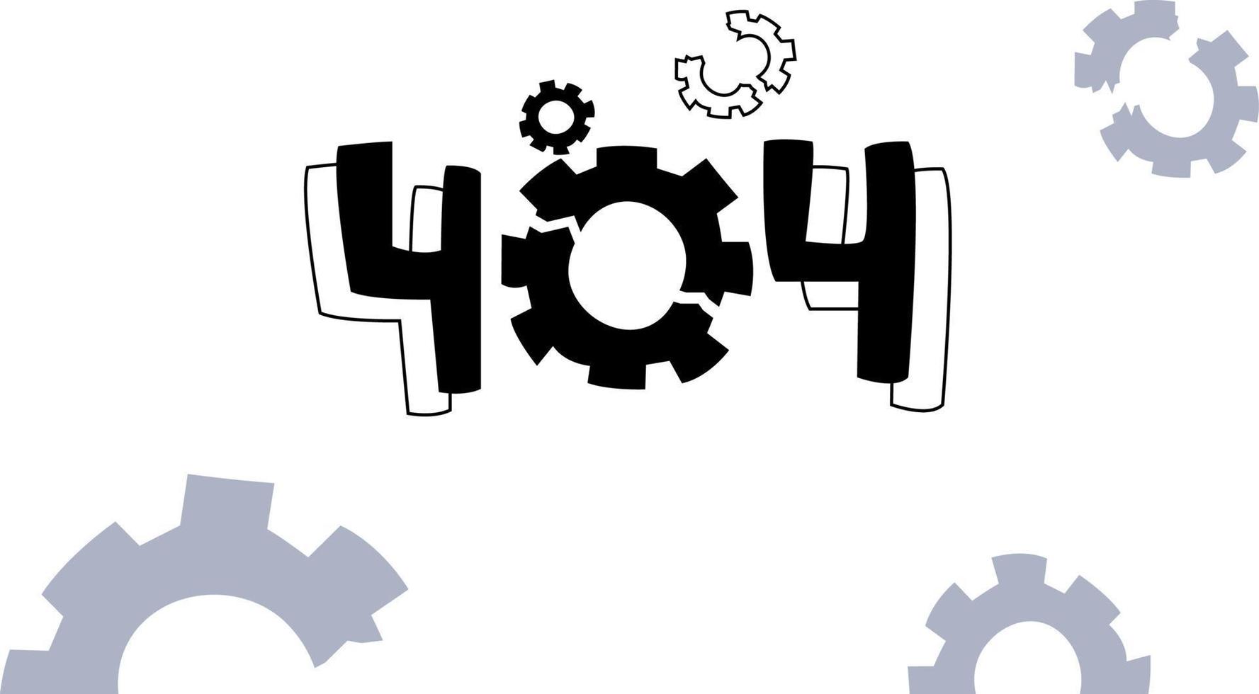 404 error page vector