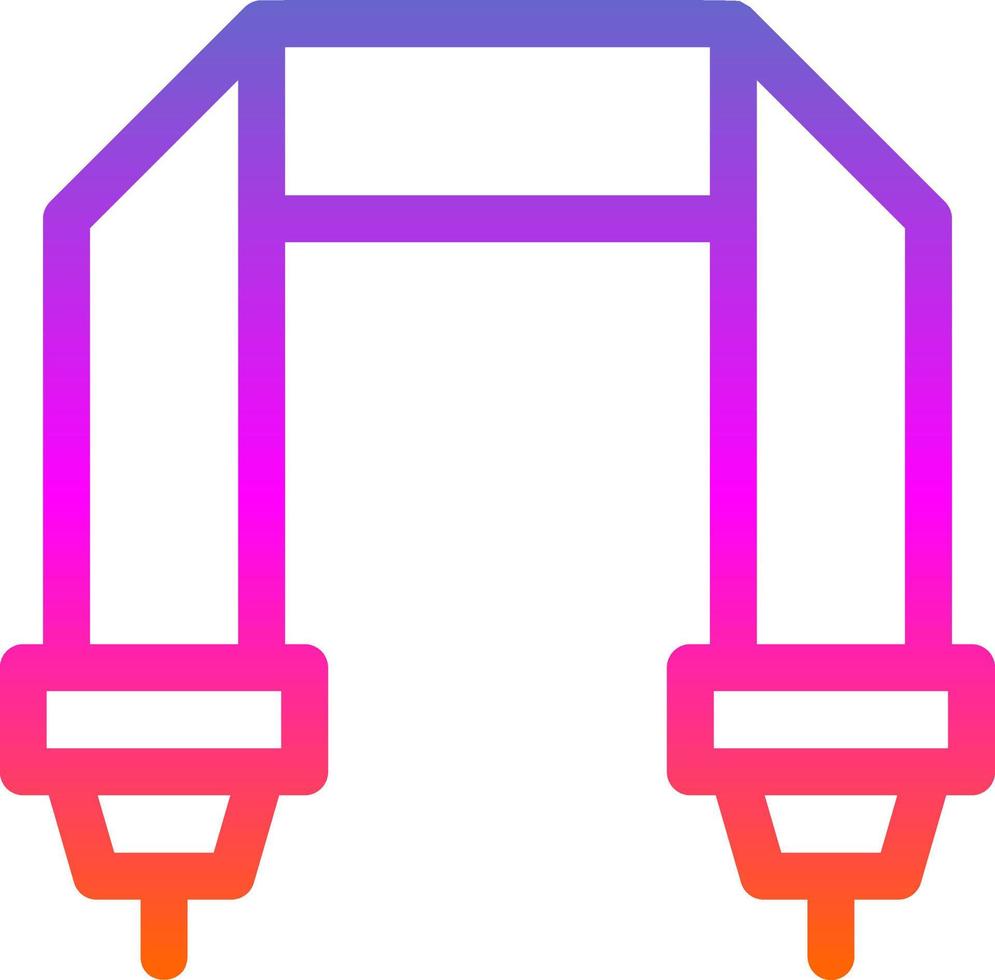 Camera Strap Flat Icon vector