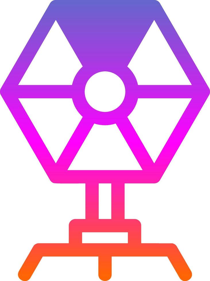 Camera Reflector Flat Icon vector