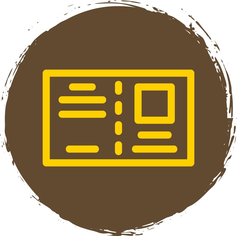 Postcard Flat Icon vector
