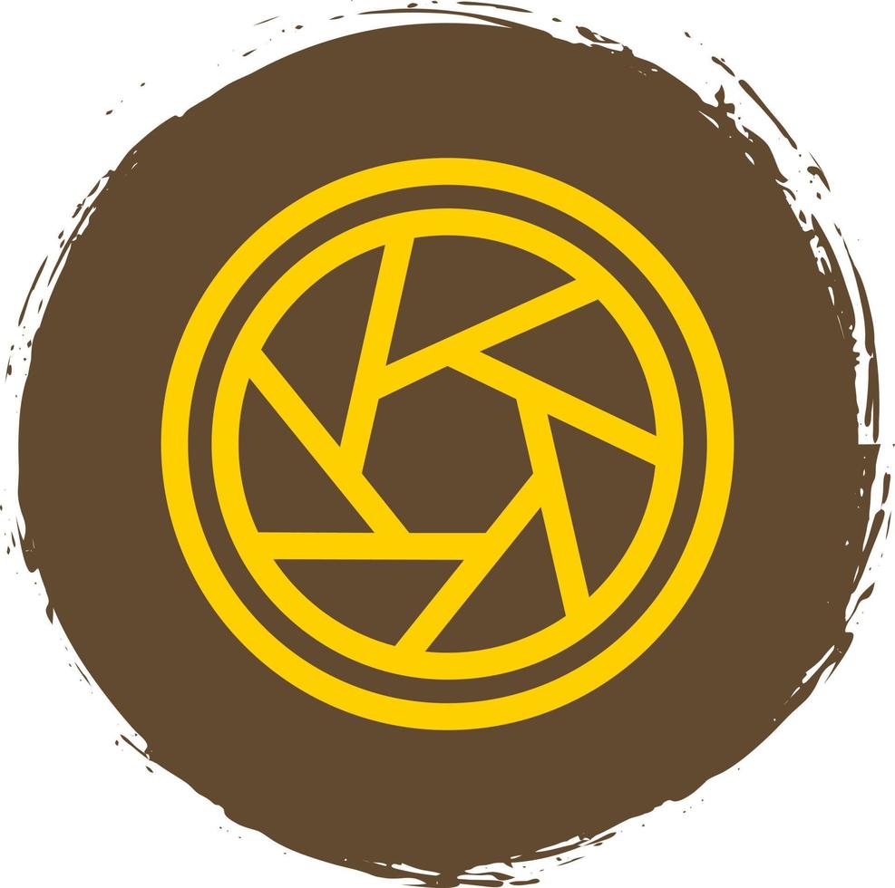 Camera Exposure Flat Icon vector