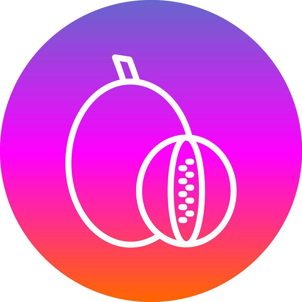 Rockmelon Vector Icon Design