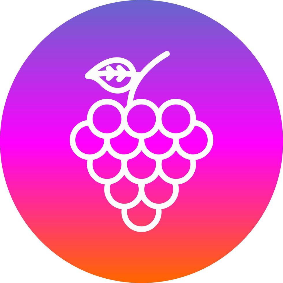 diseño de icono de vector de uvas