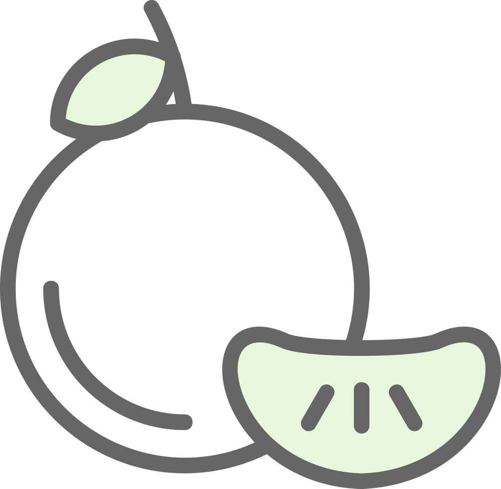 Mandarin Vector Icon Design