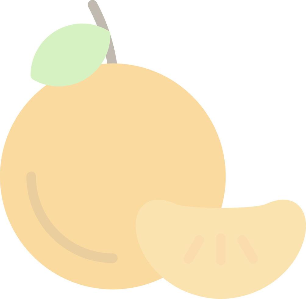 Mandarin Vector Icon Design