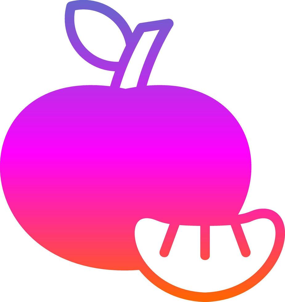 Tangerine Vector Icon Design