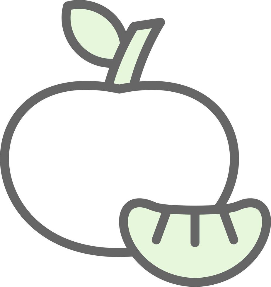 Tangerine Vector Icon Design