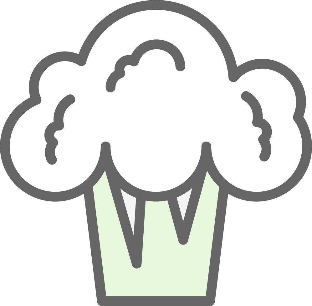 Broccoli Vector Icon Design