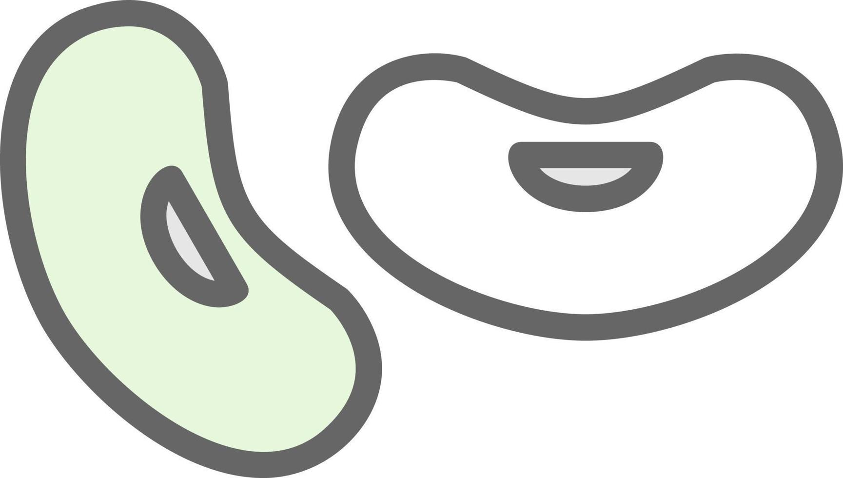 Bean Vector Icon Design