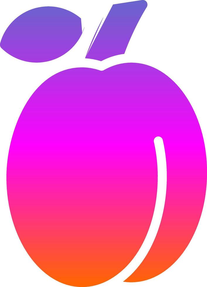 Plum Vector Icon Design
