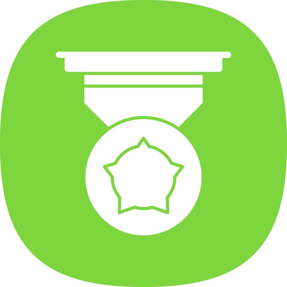 Gold Medal Vector Icon Design