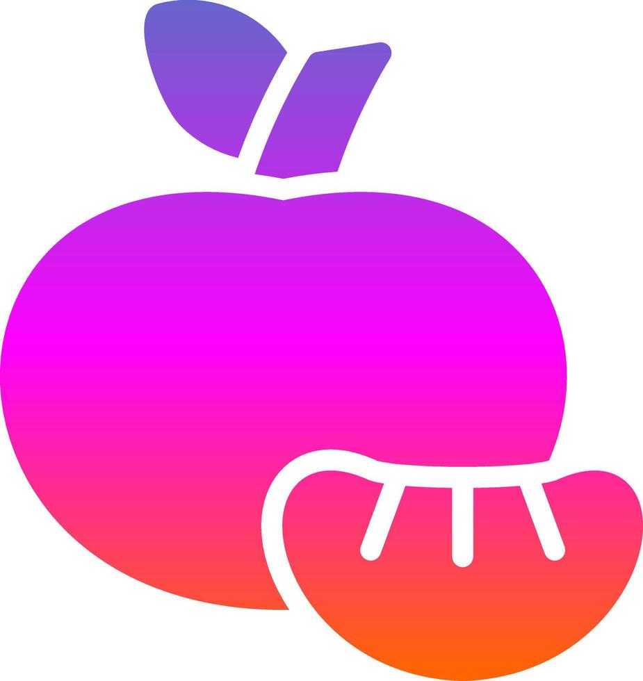 Tangerine Vector Icon Design