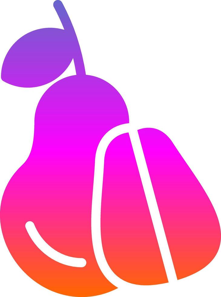 Pear Vector Icon Design