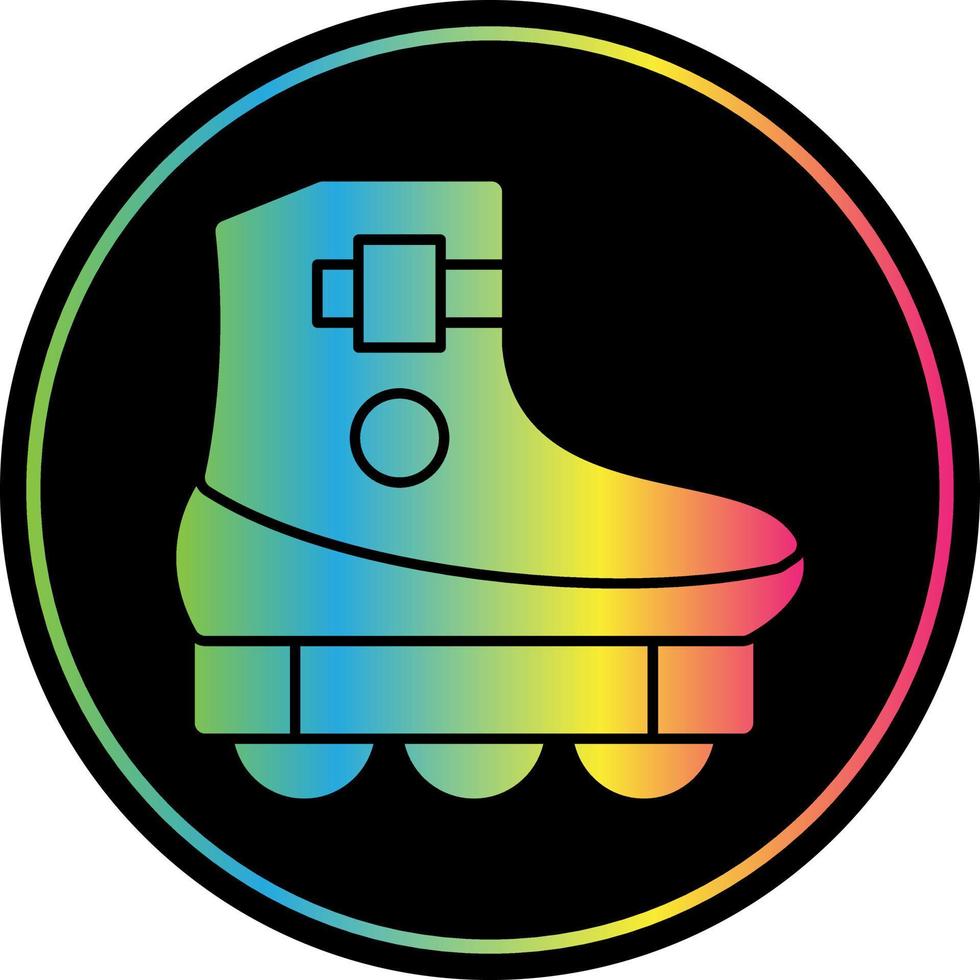 Roller Skating Vector Icon Design