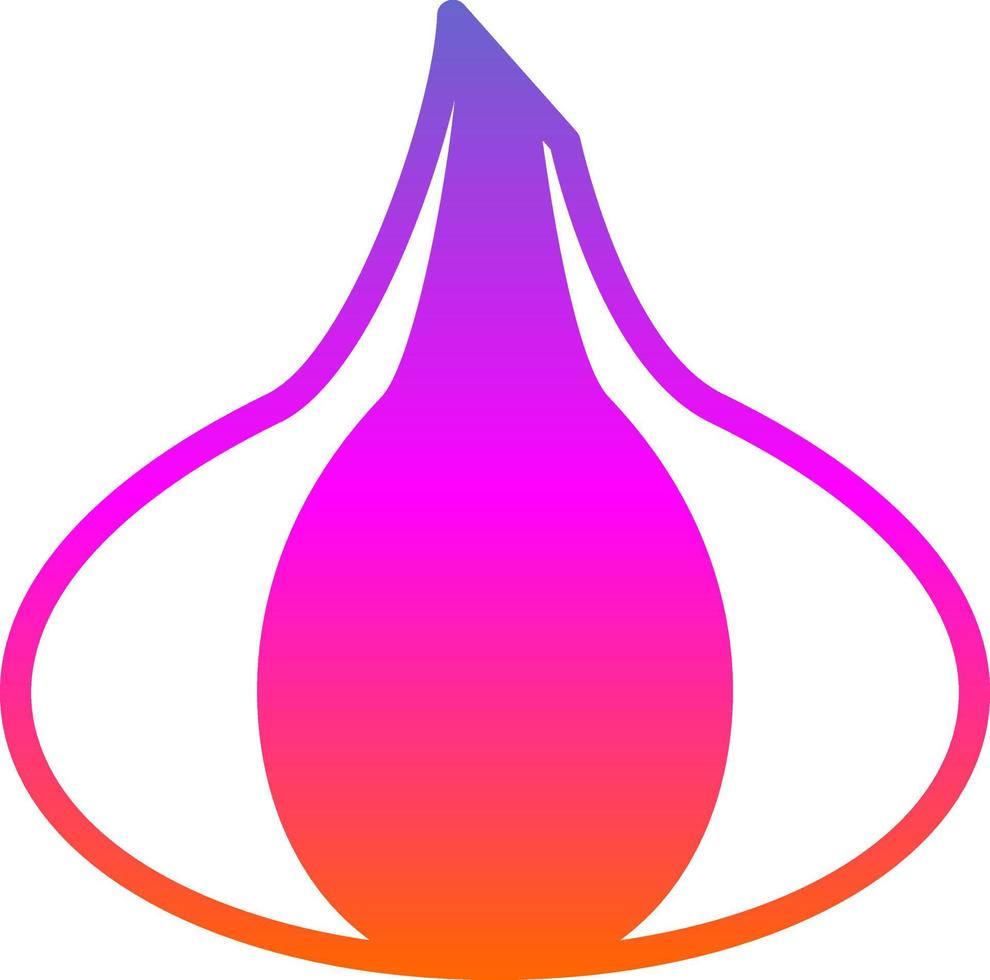 Garlic Vector Icon Design