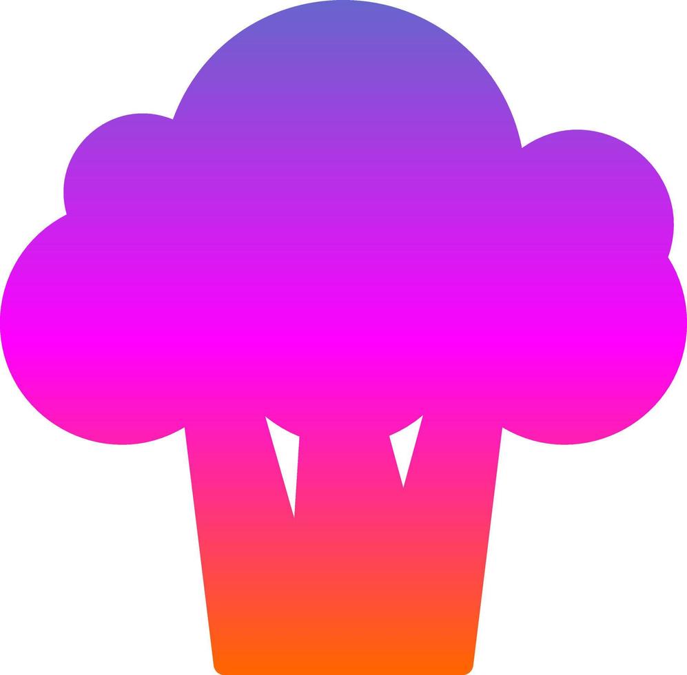 Broccoli Vector Icon Design