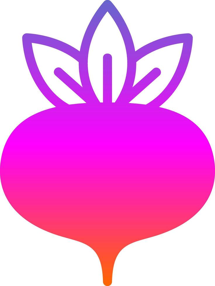 Beet Vector Icon Design