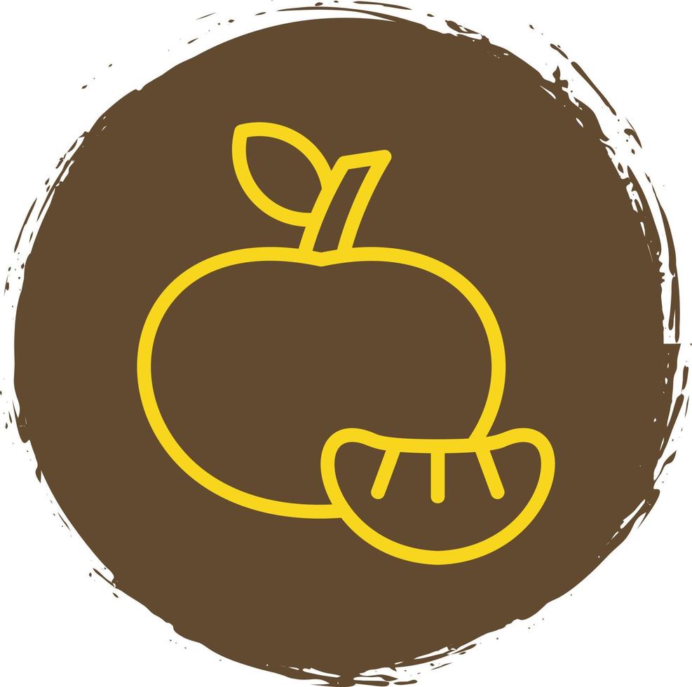 Tangerine Vector Icon Design