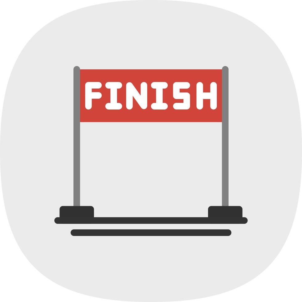 Finish Vector Icon Design