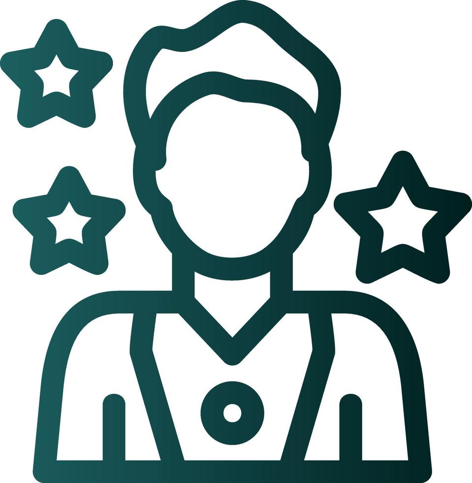 Superstar Vector Icon Design