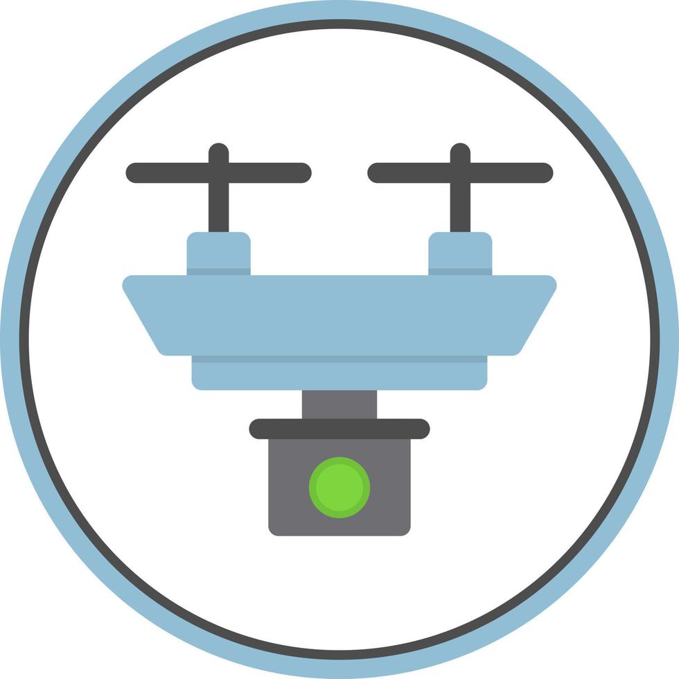Camera Drone Vector Icon Design