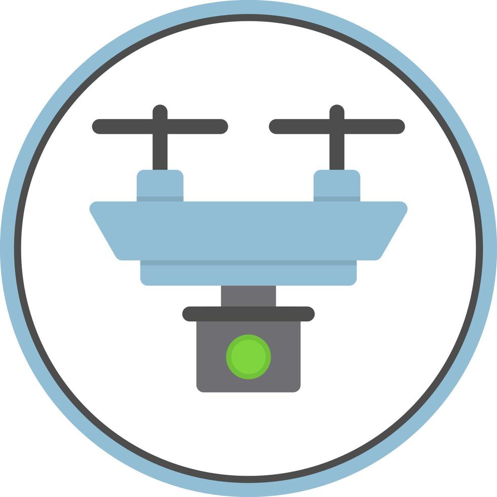 Camera Drone Vector Icon Design