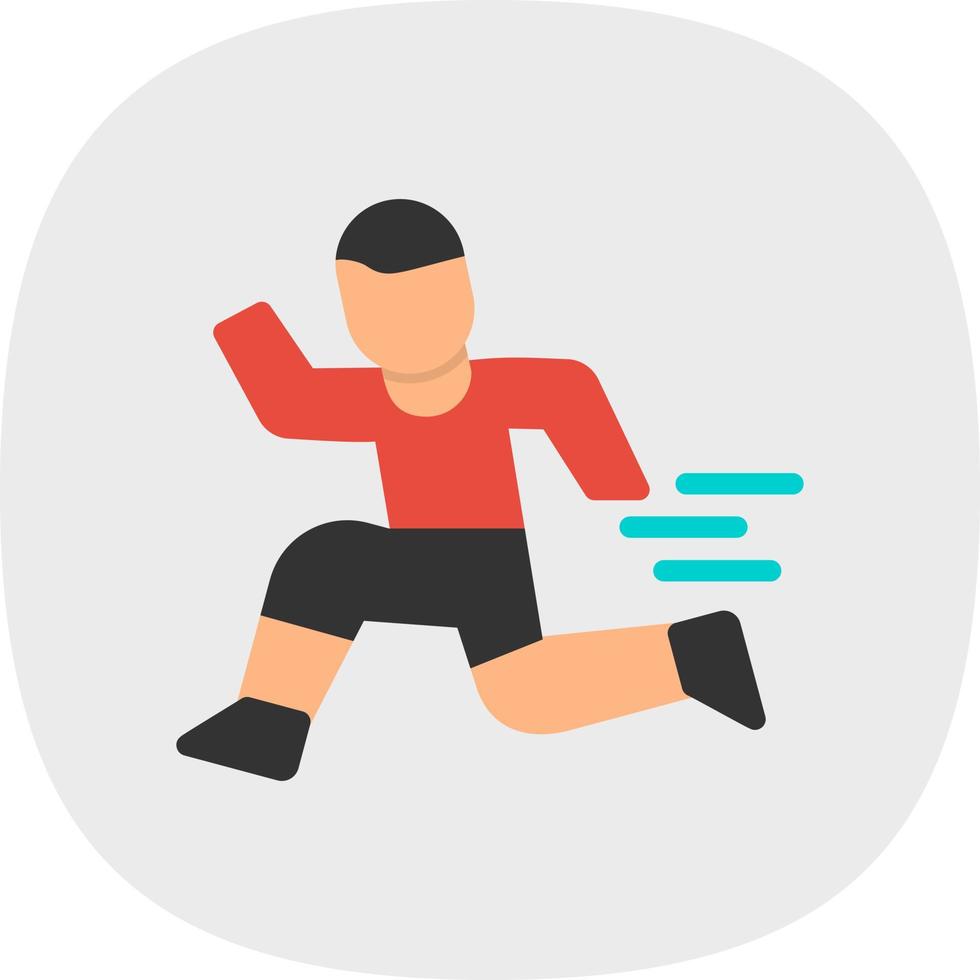 diseño de icono de vector de atletismo