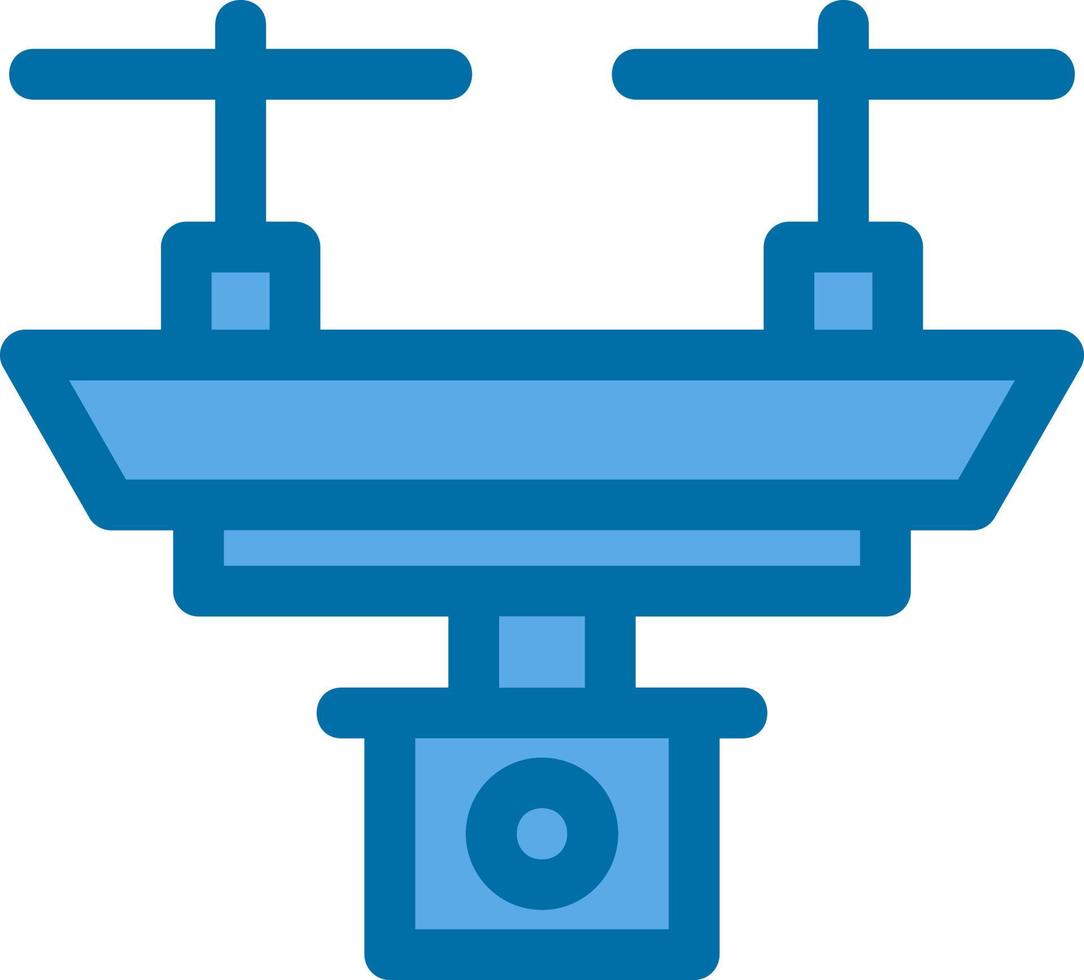 Camera Drone Vector Icon Design