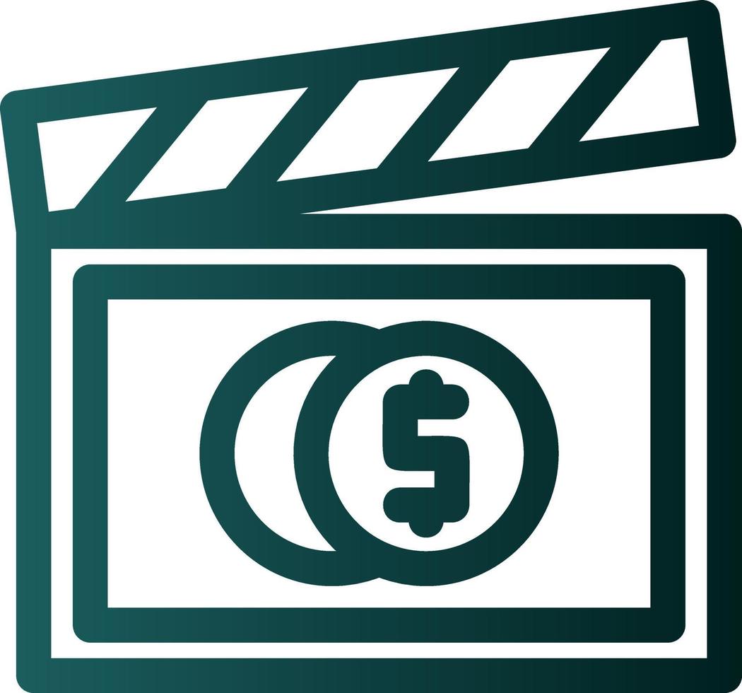 Film Budget Vector Icon Design