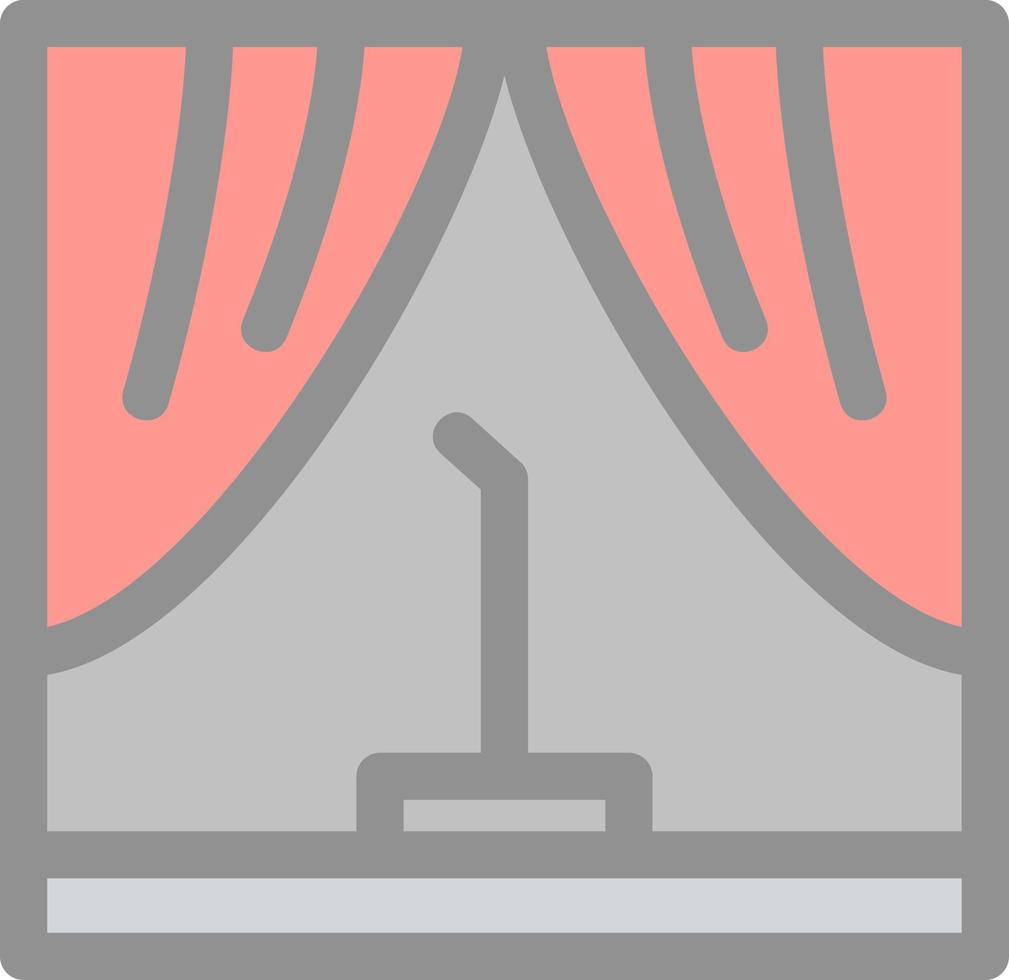 Stage Vector Icon Design