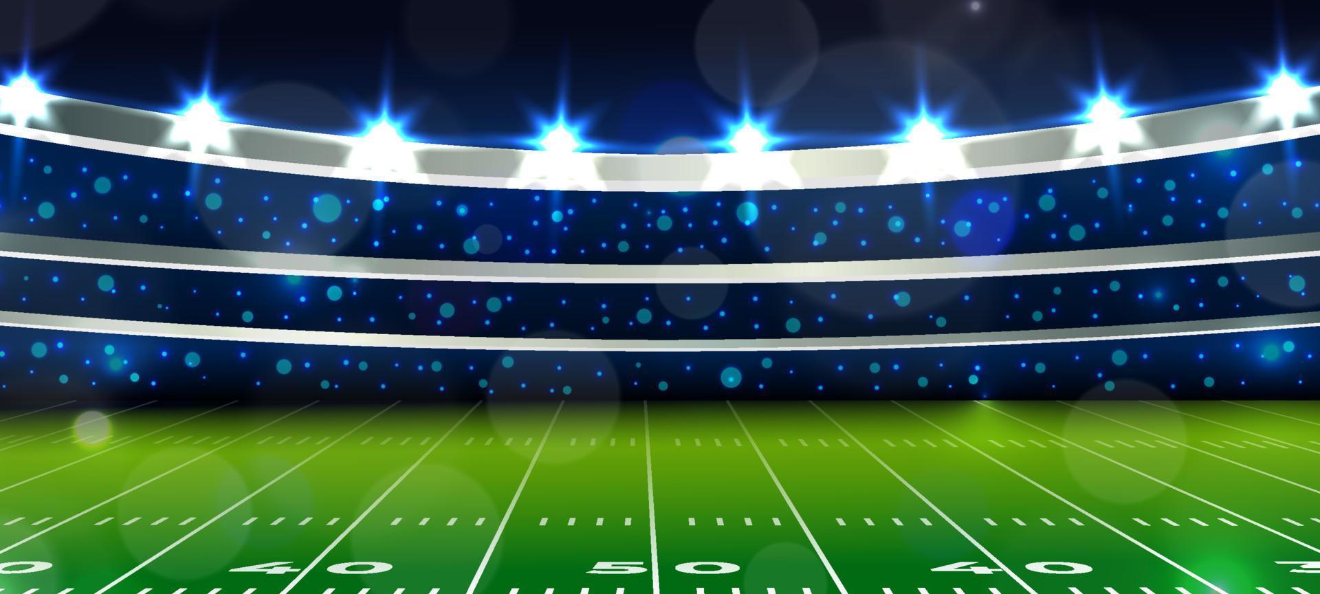 fondo del estadio superbowl vector