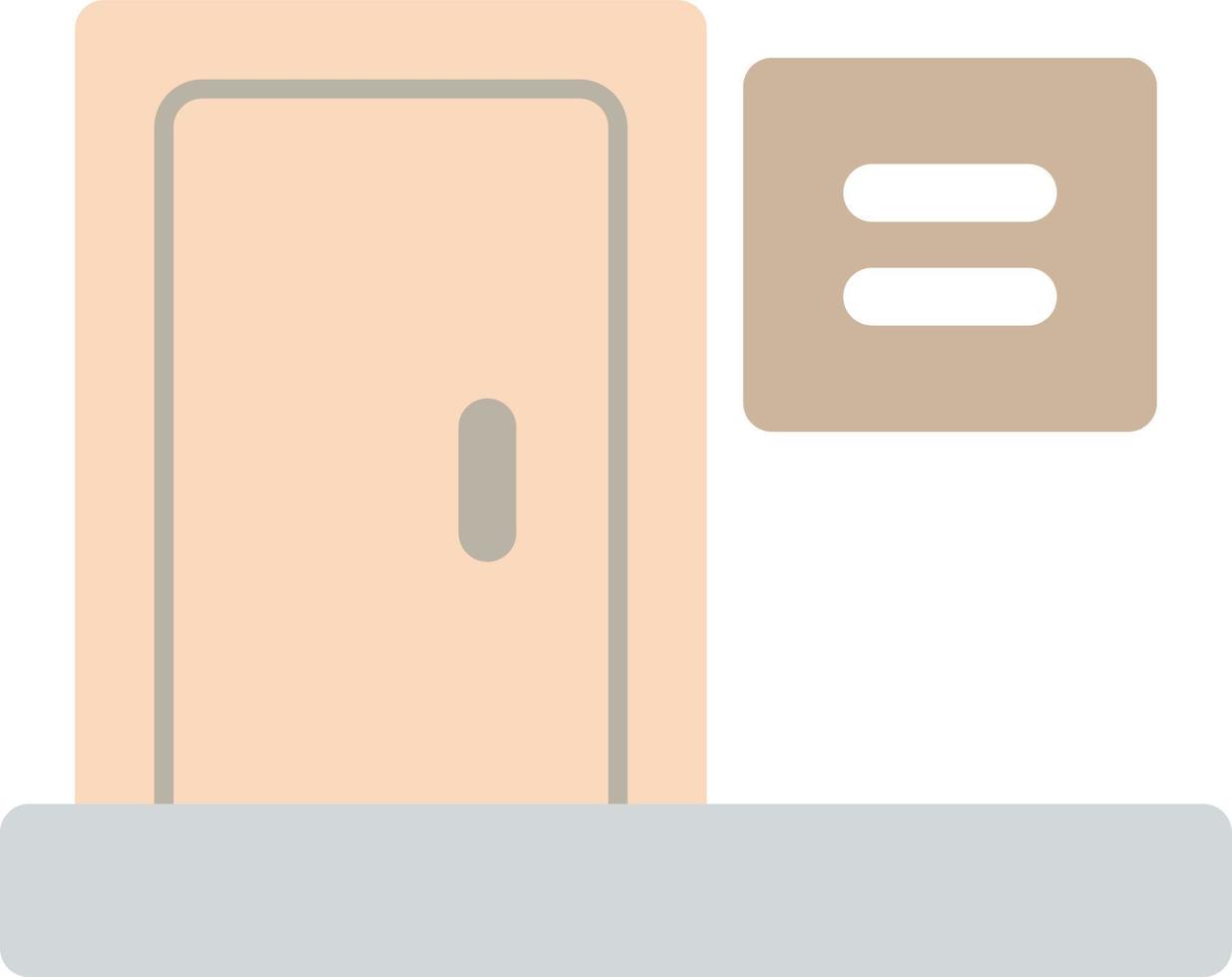 Dressing Room Vector Icon Design