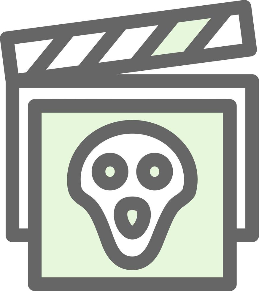 Horror Movie Vector Icon Design
