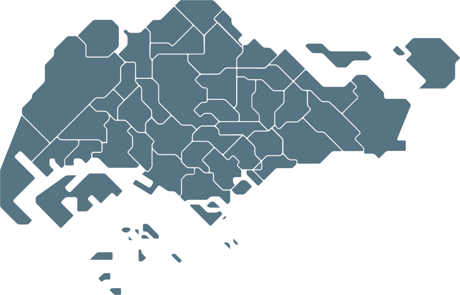 outline drawing of singapore map. png