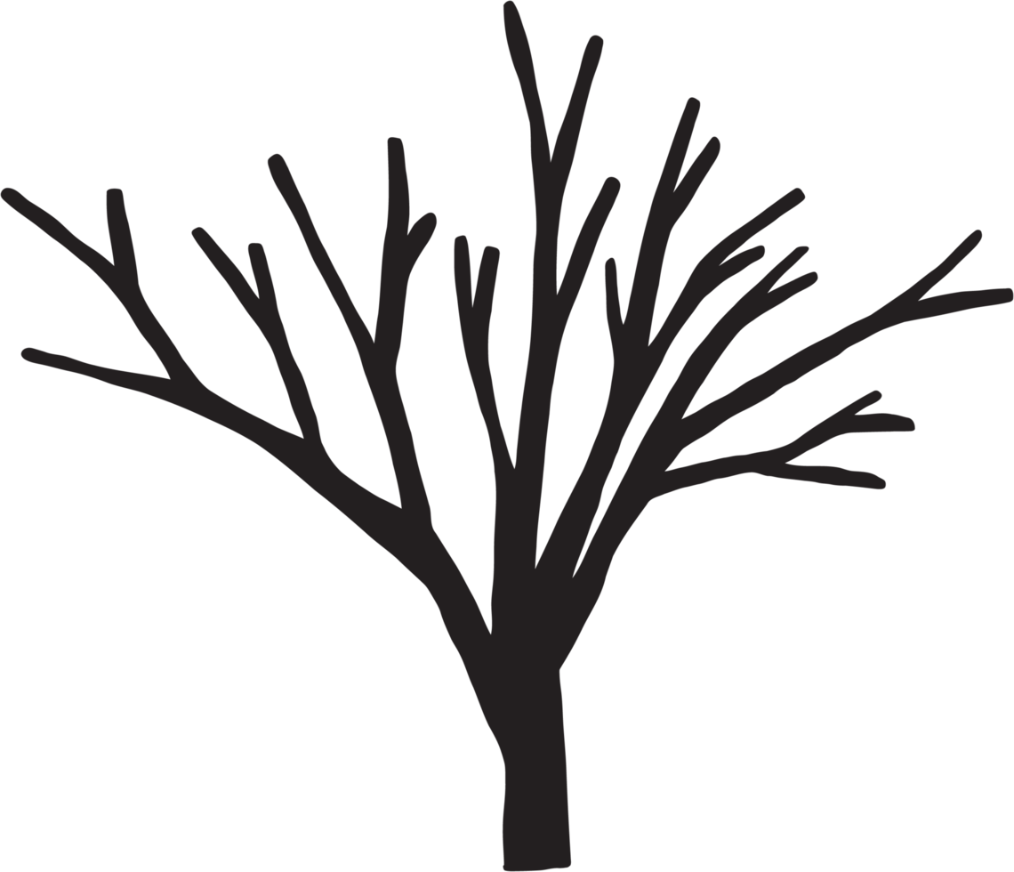 simplicity dead tree freehand drawing. png