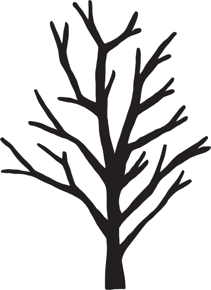 simplicity dead tree freehand drawing. png