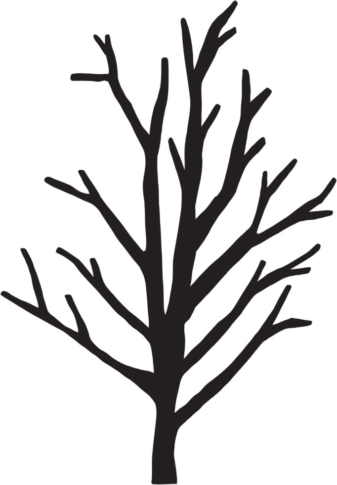 simplicity dead tree freehand drawing. png